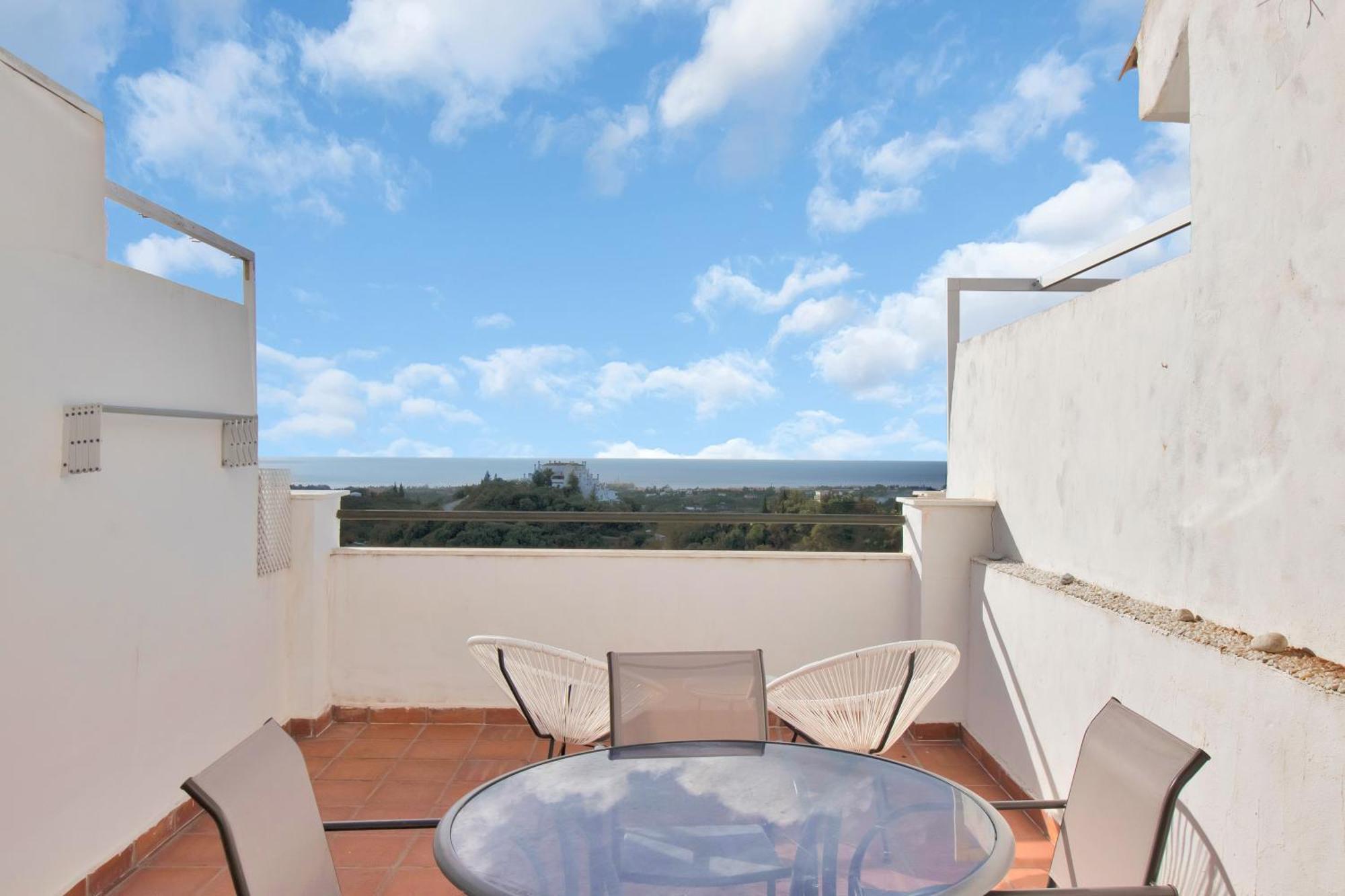 Appartement Duplex Estilo Boho Con Increible Terraza Y Vistas Al Mar En Estepona - Las Abejeras 609 Extérieur photo